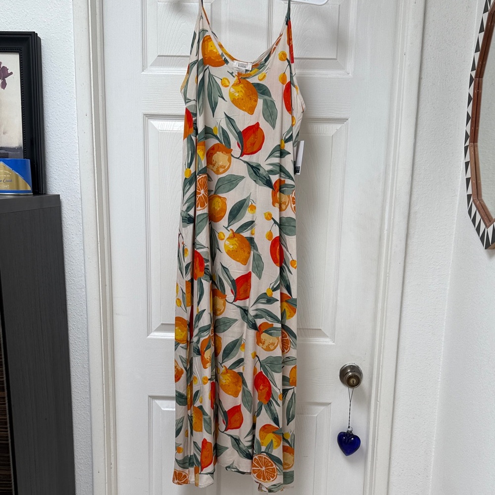 Nordstrom Rack Citrus 🍊 Sleeveless Maxi Dress - Multicolor